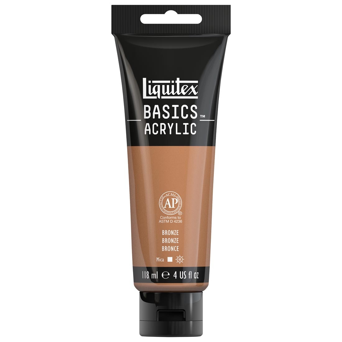 Tube of Bronze Liquitex Basics Acrylic Paint