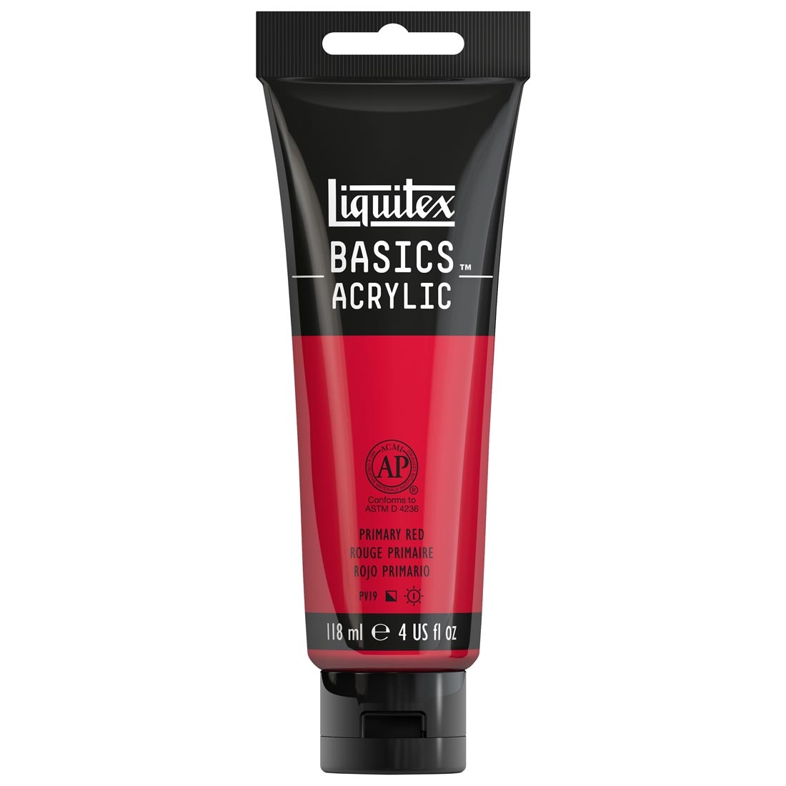 Tube of Primary Red Liquitex Basics Acrylic Paint