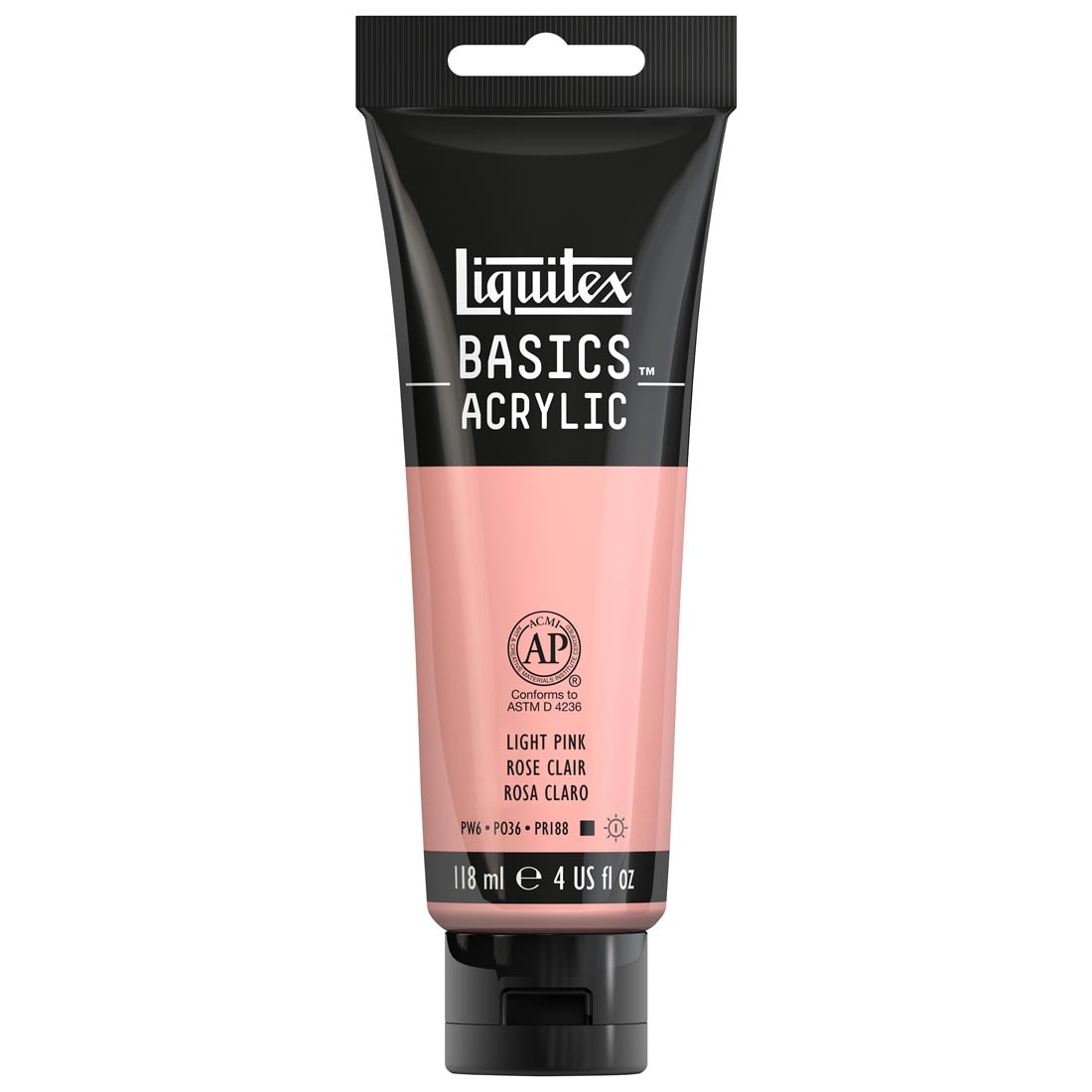 Tube of Light Pink Liquitex Basics Acrylic Paint