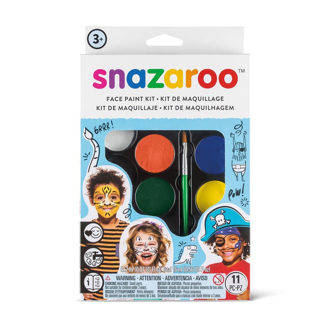 Blue box of Snazaroo Face Paint Kit