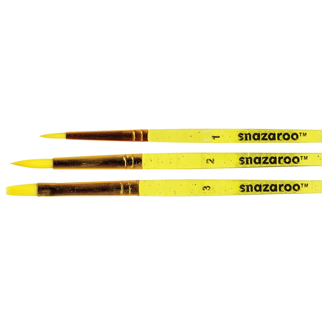 Snazaroo Face Paint Brushes 3-count set