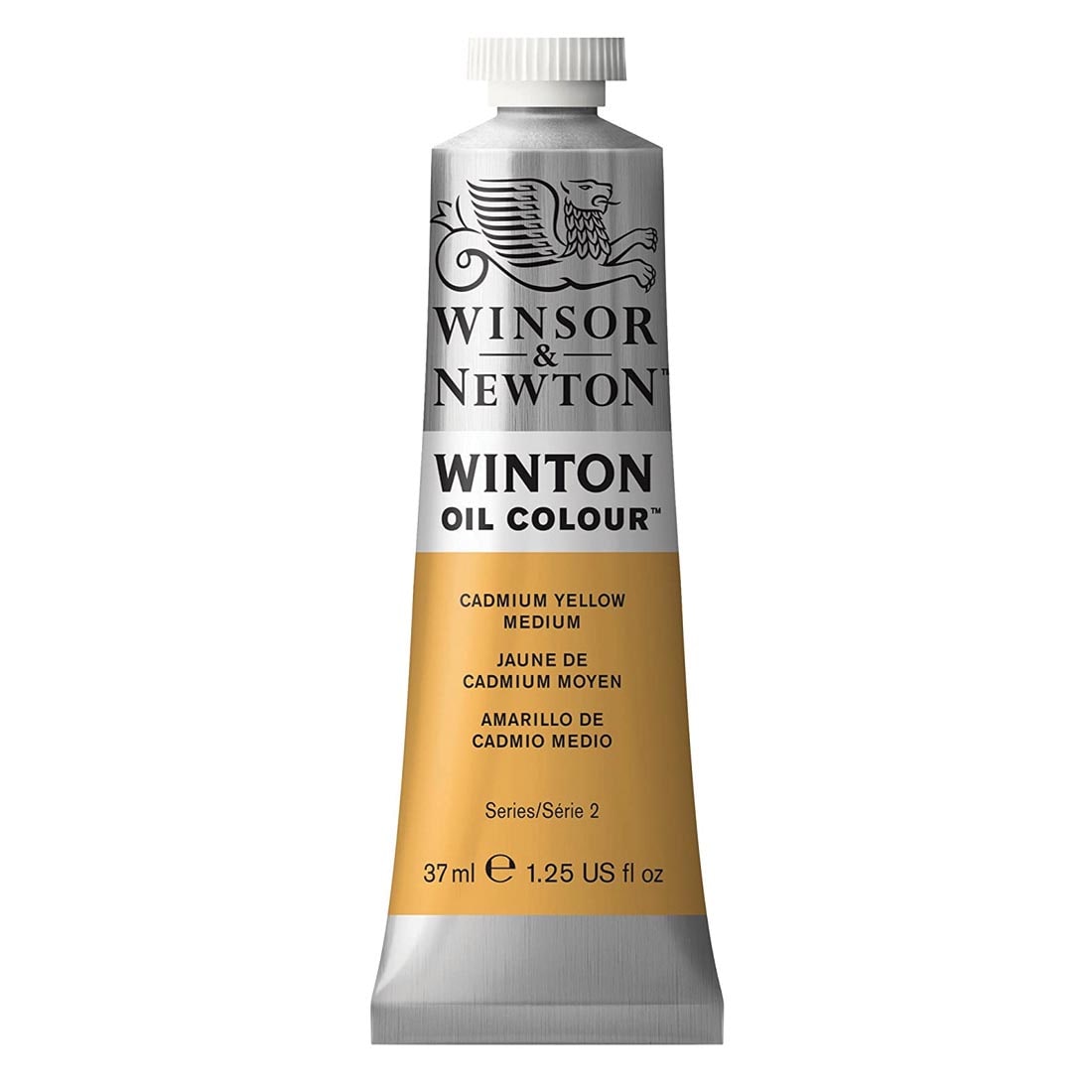 Tube of Cadmium Yellow Medium Winsor & Newton Winton Oil Colour