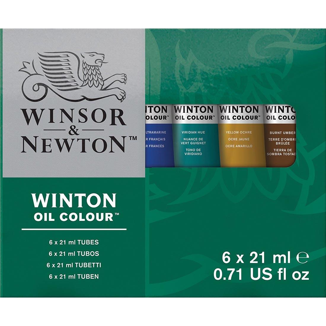 Winsor and Newton Winton Oil Colours 6-Tube Set