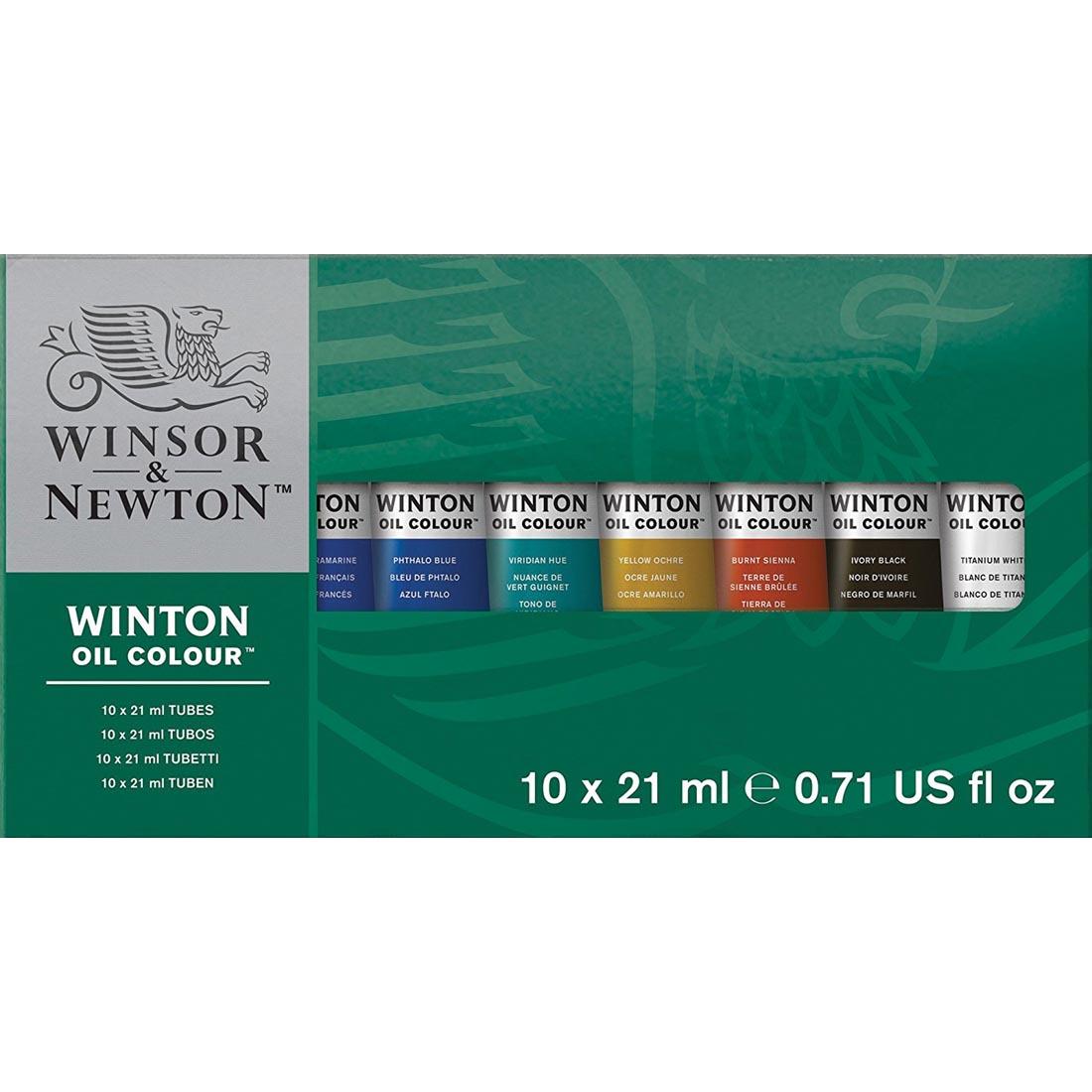 Winsor and Newton Winton Oil Colours 10-Tube Set