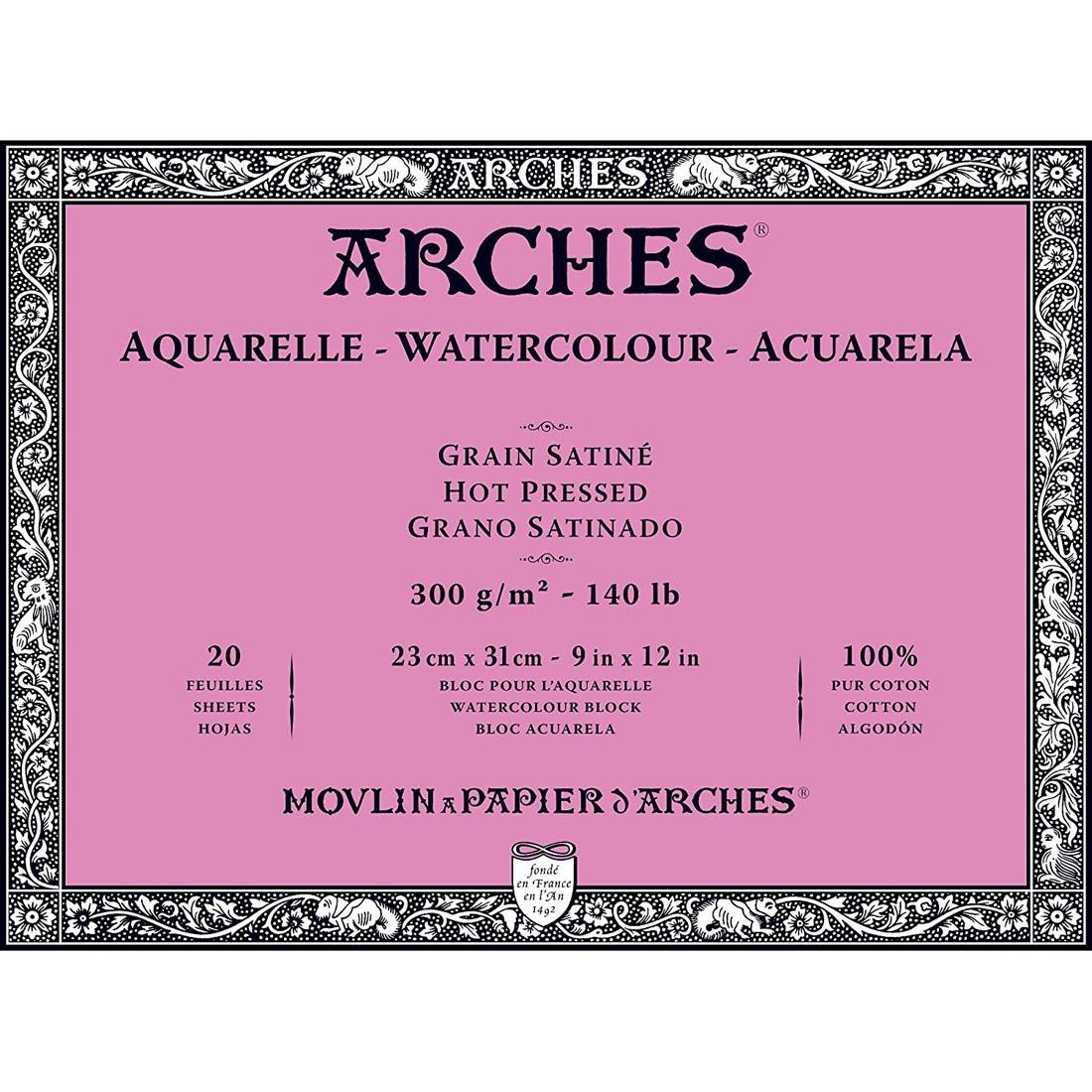Arches Watercolor Paper Block