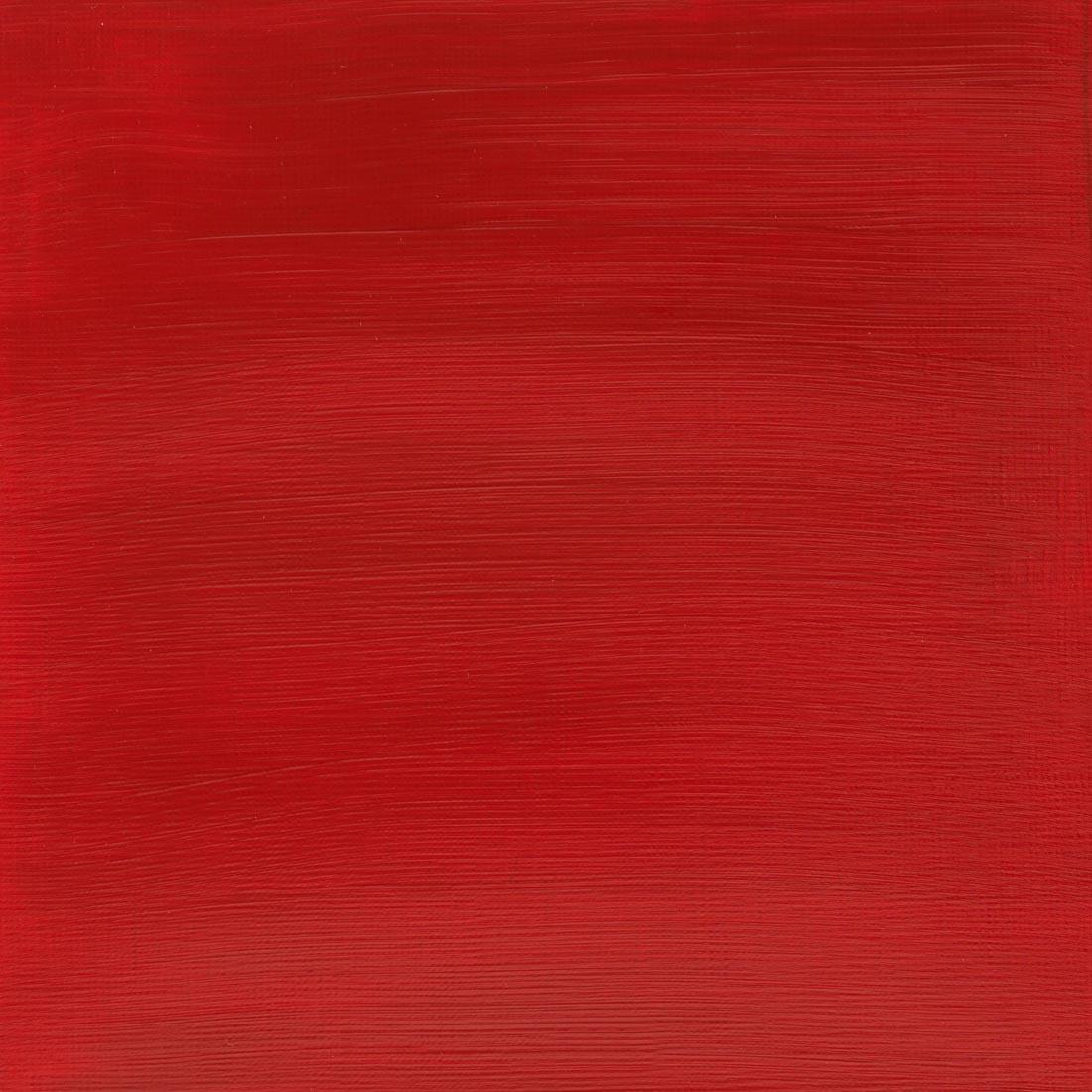 Paint Swatch of Cadmium Red Hue Winsor and Newton Galeria Acrylic