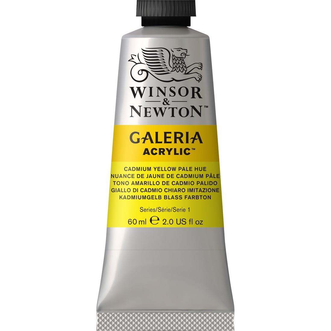 Tube of Cadmium Yellow Pale Hue Winsor and Newton Galeria Acrylic