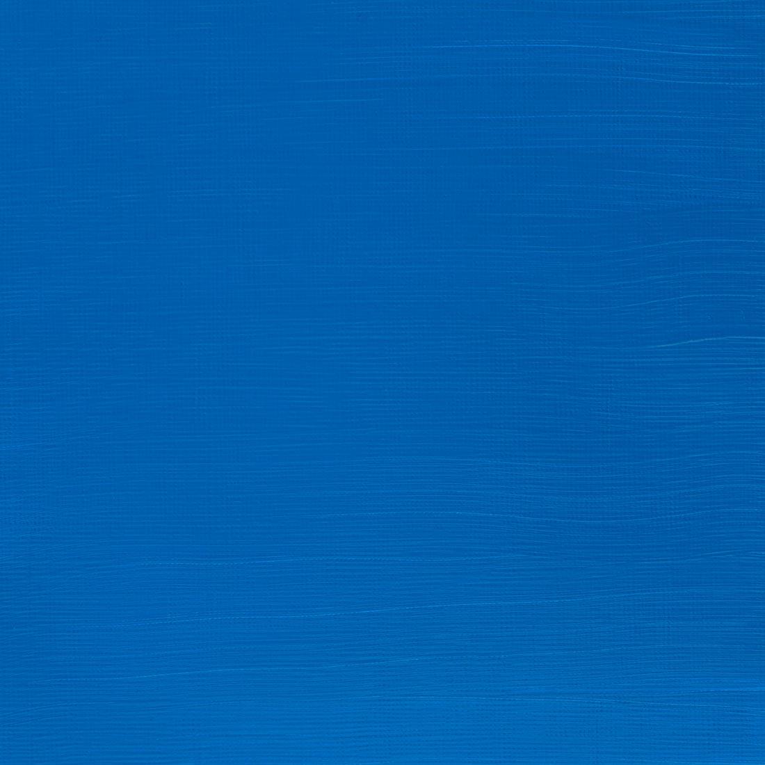 Paint Swatch of Cerulean Blue Hue Winsor and Newton Galeria Acrylic