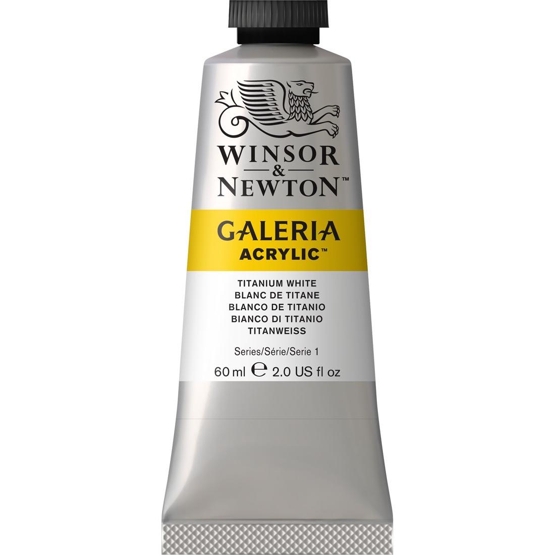 Tube of Titanium White Winsor & Newton Galeria Acrylic