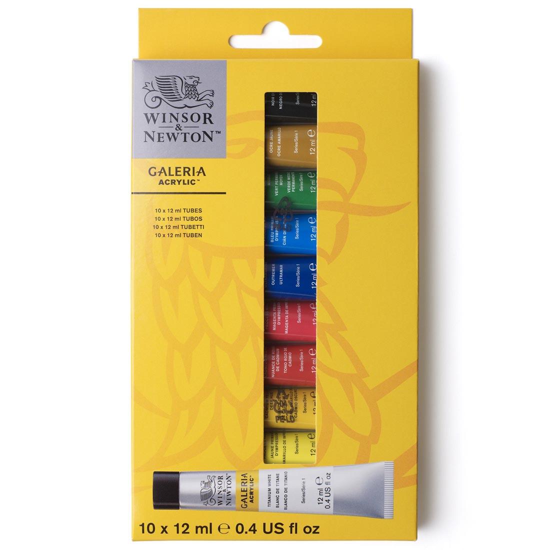 Winsor & Newton Galeria Acrylics 10-Tube Set