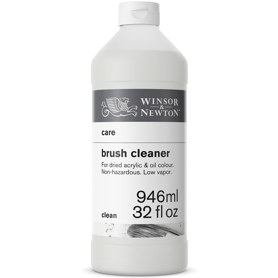 bottle of Winsor & Newton Brush Cleaner and Restorer 32 oz.