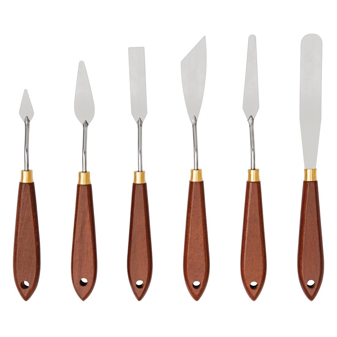 Liquitex Basics 6-Piece Metal Painting Knives Set