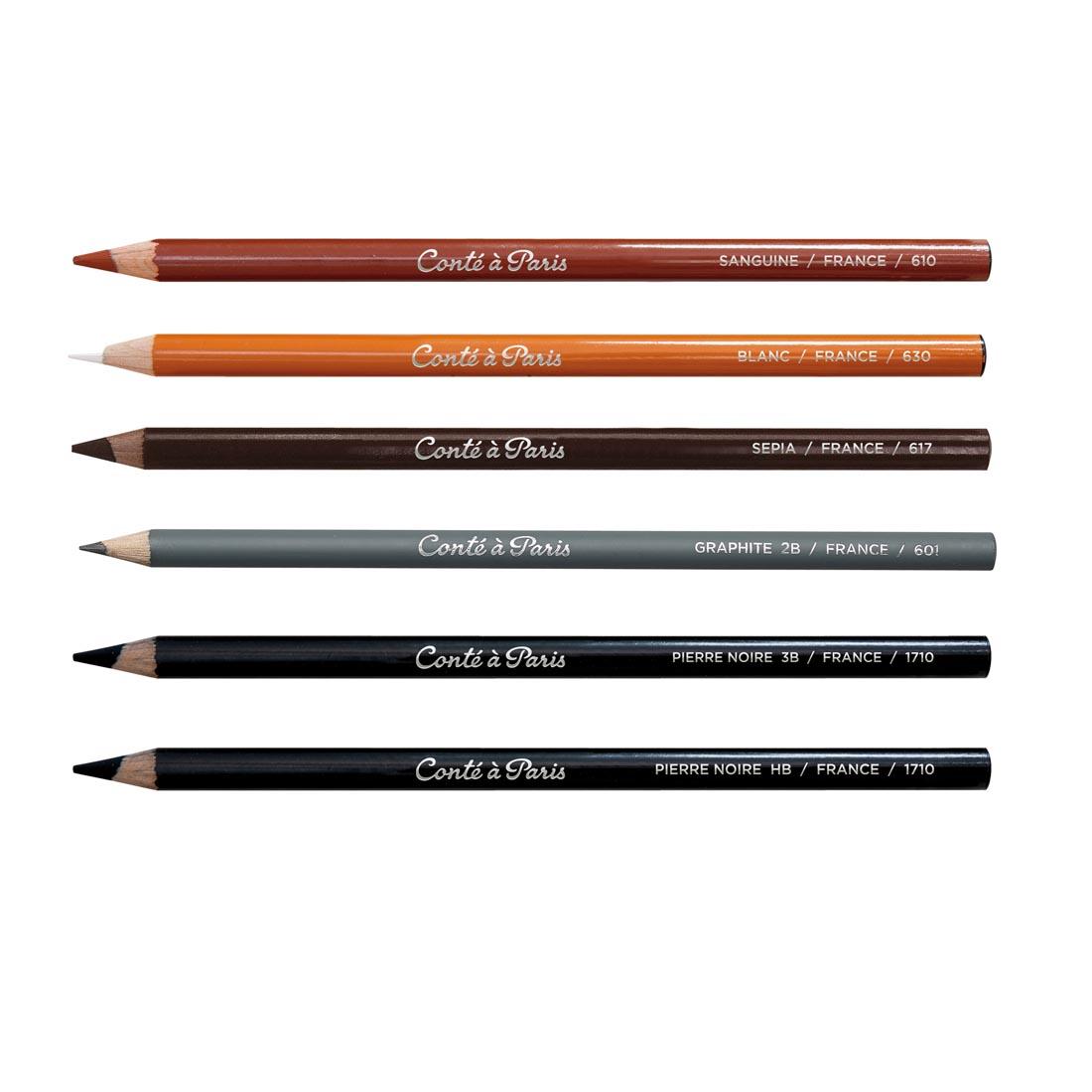 Conte Sketching Pencils 6-color set