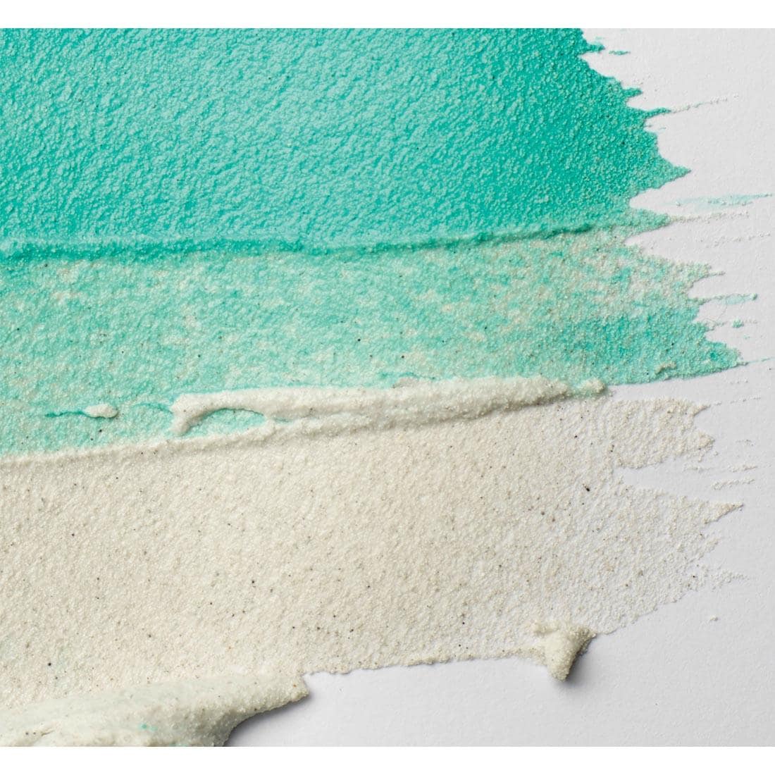 Liquitex Ceramic Stucco Texture Gel, shown on its own and mixed with paint