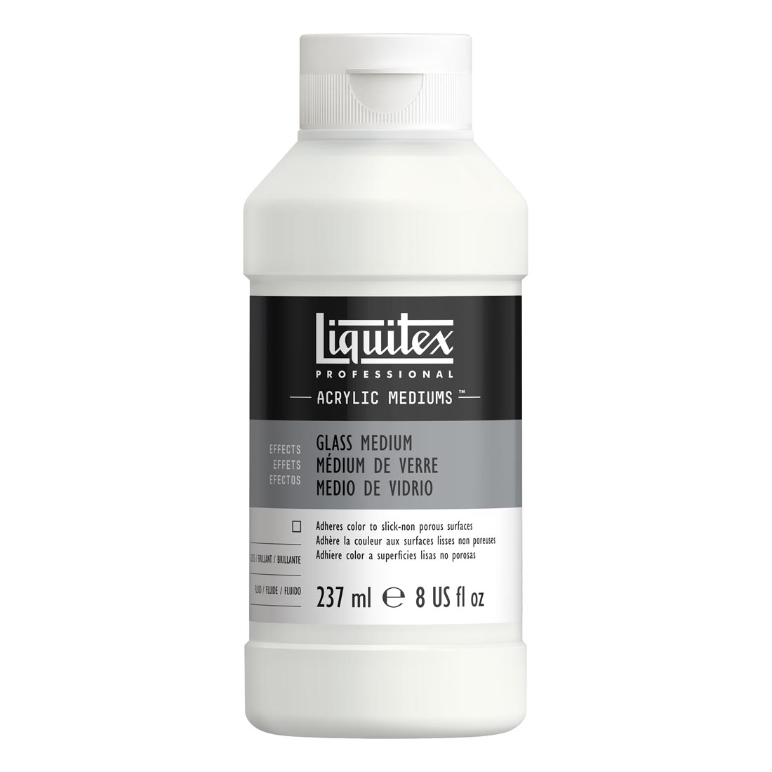 8 oz. bottle of Liquitex Glass Medium