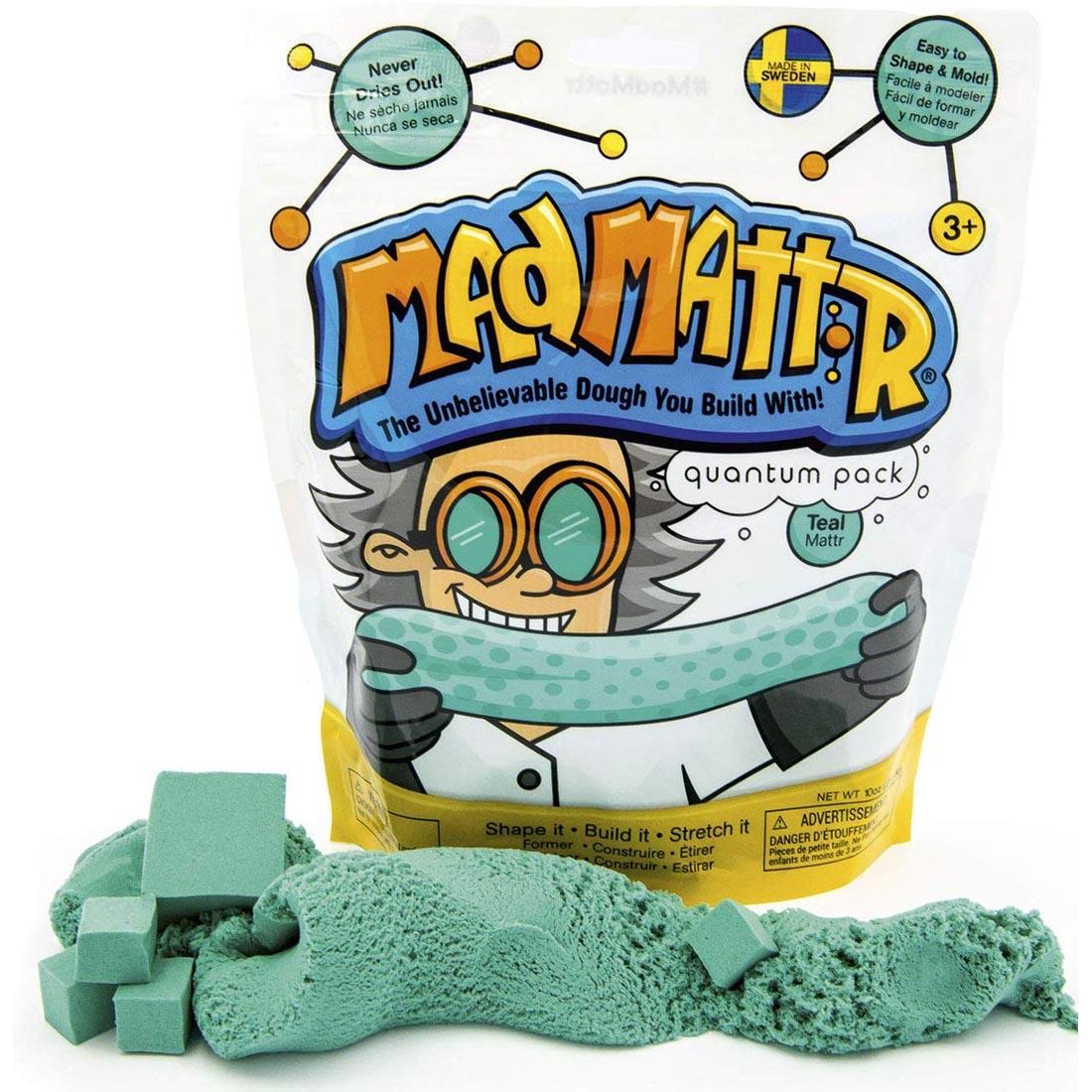 Mad Mattr Quantum Pack in teal, with some outside the package