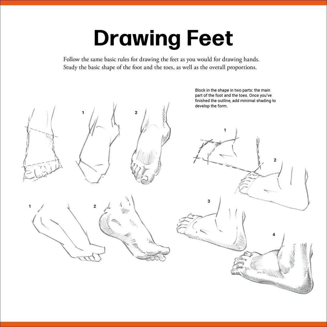 page from the People Quick Start Drawing Pad