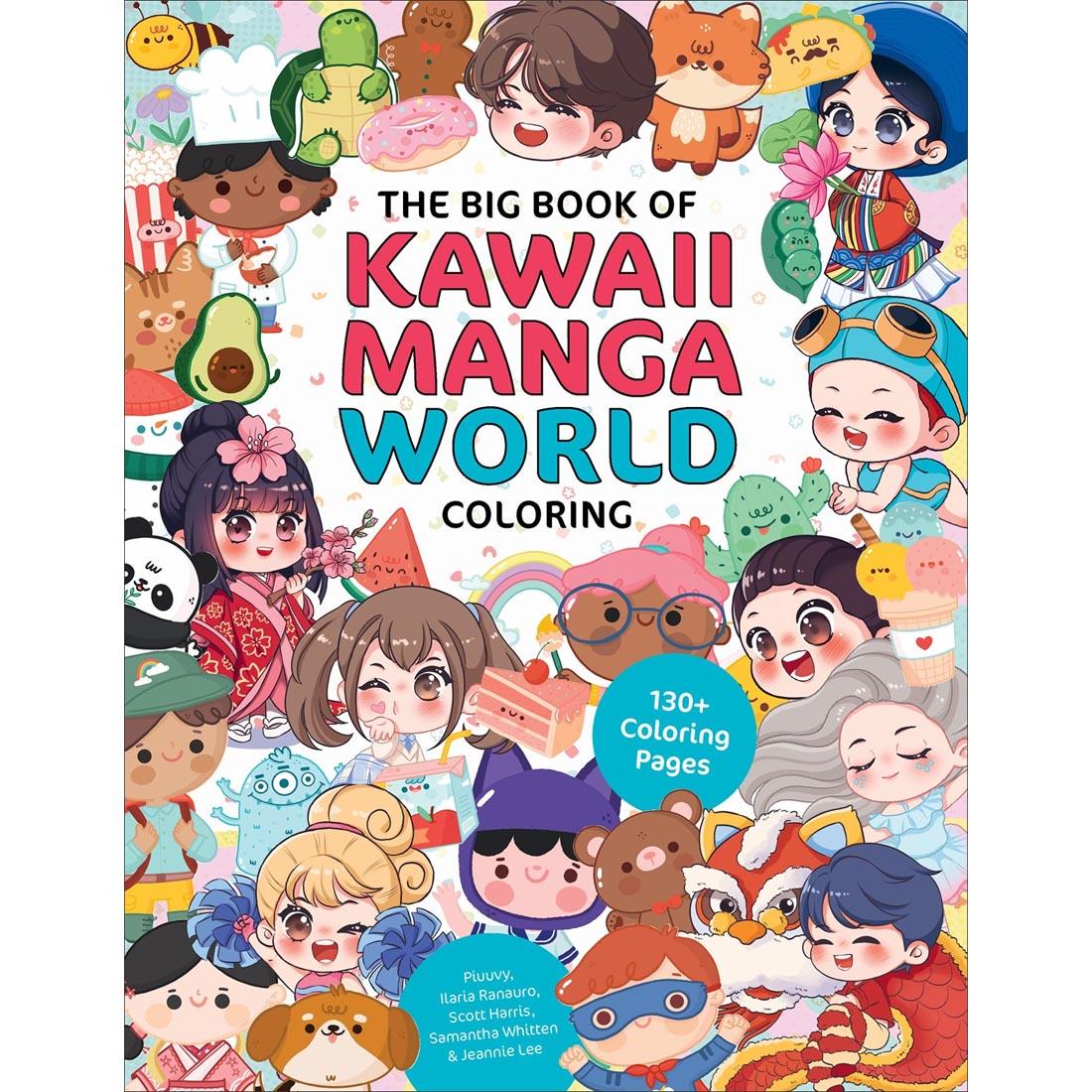 The Big Book Of Kawaii Manga World Coloring