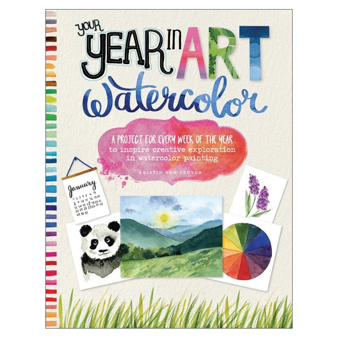 front cover of Your Year in Art Watercolor Book