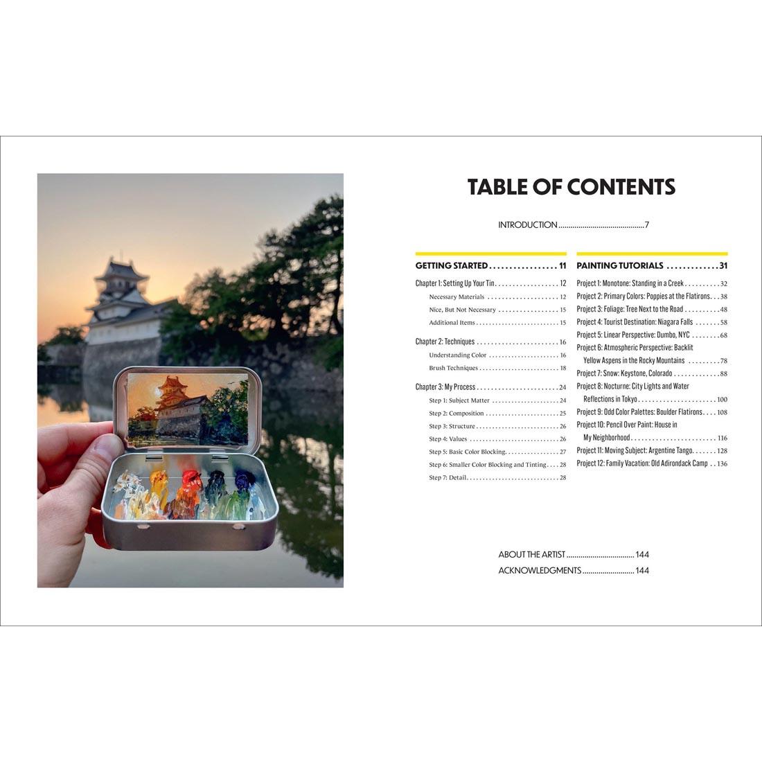 pages from Mini Plein Air Painting With Remington Robinson book