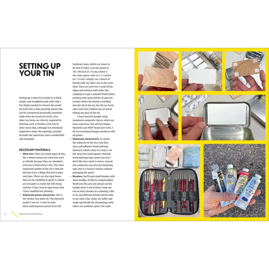 pages from Mini Plein Air Painting With Remington Robinson book