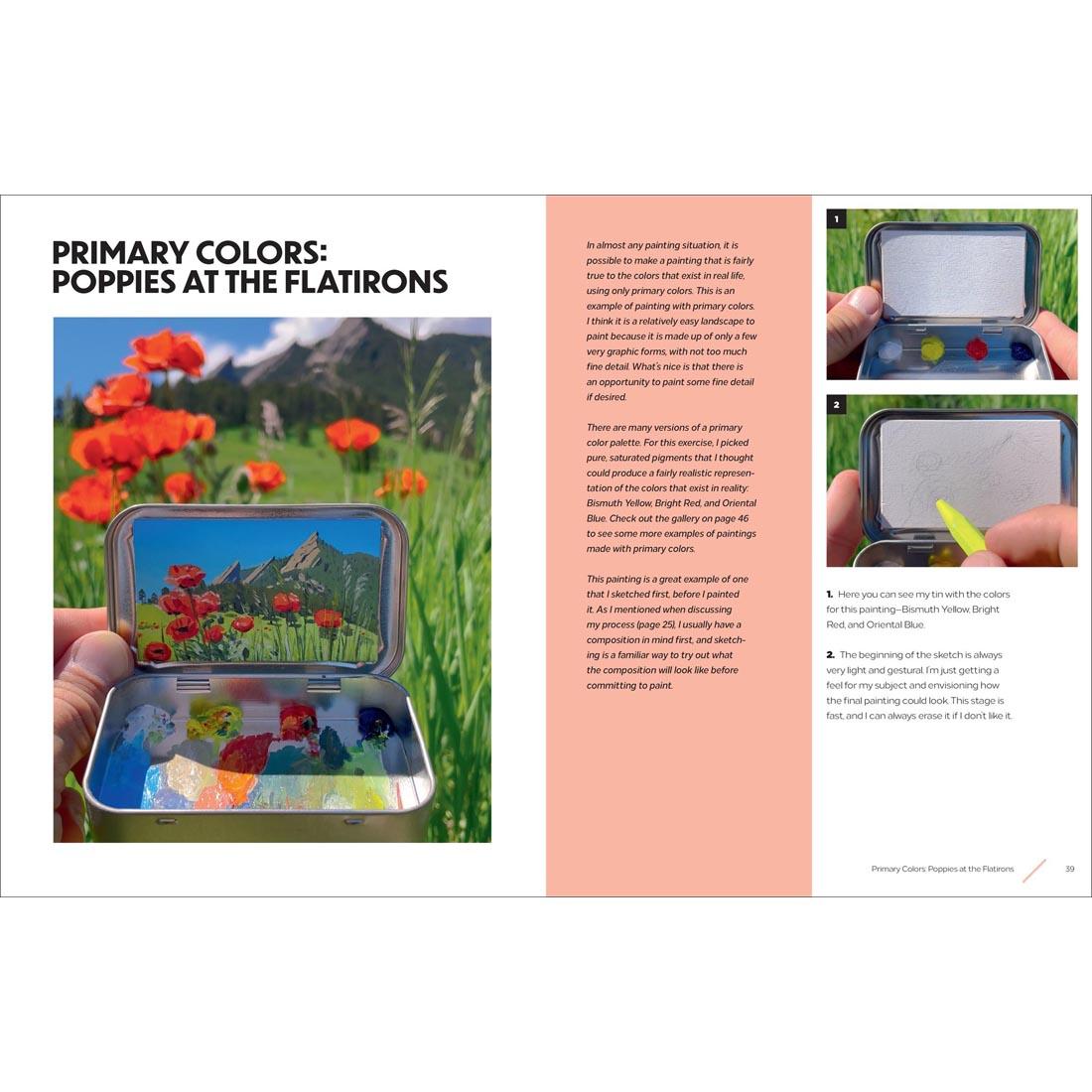 pages from Mini Plein Air Painting With Remington Robinson book