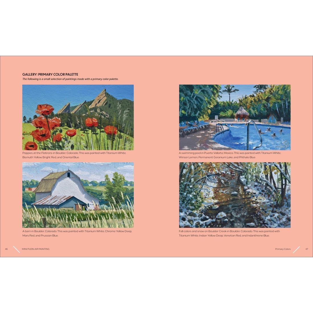 pages from Mini Plein Air Painting With Remington Robinson book