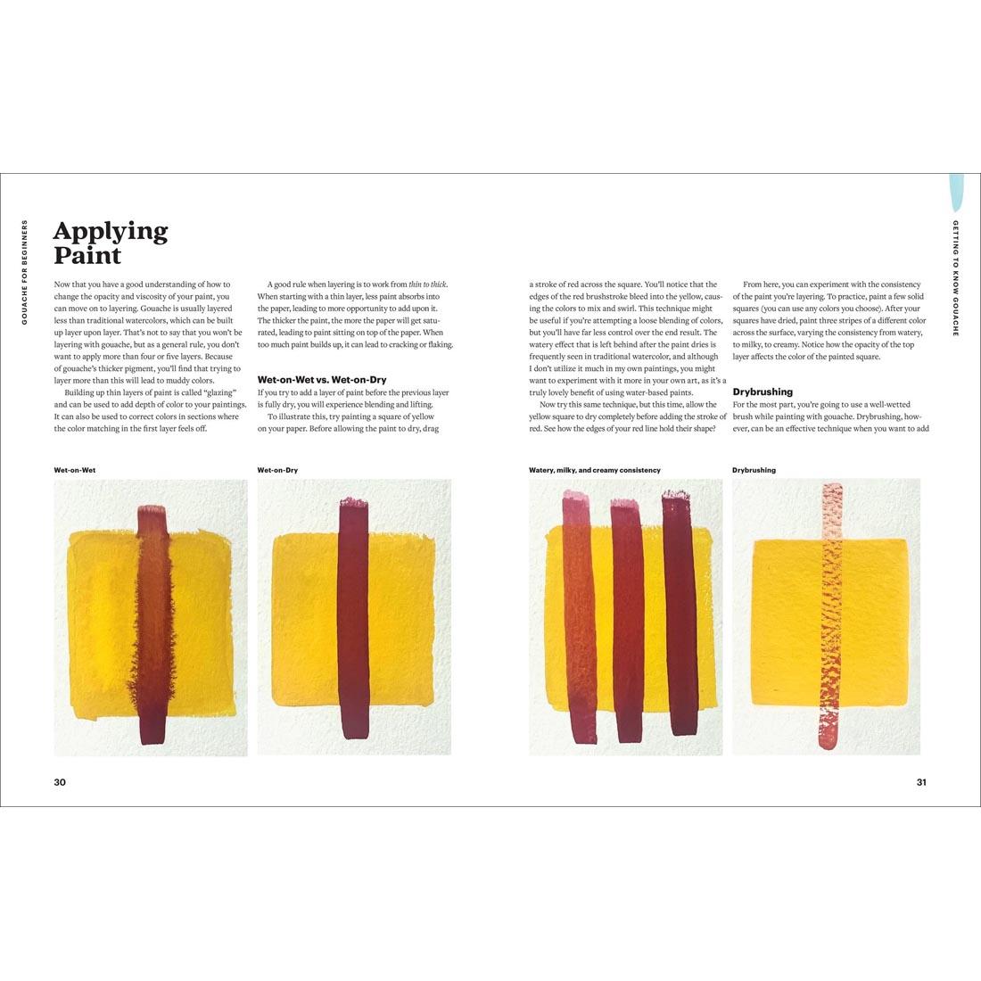 pages from Gouache for Beginners: Simple, Stunning & Realistic Projects book