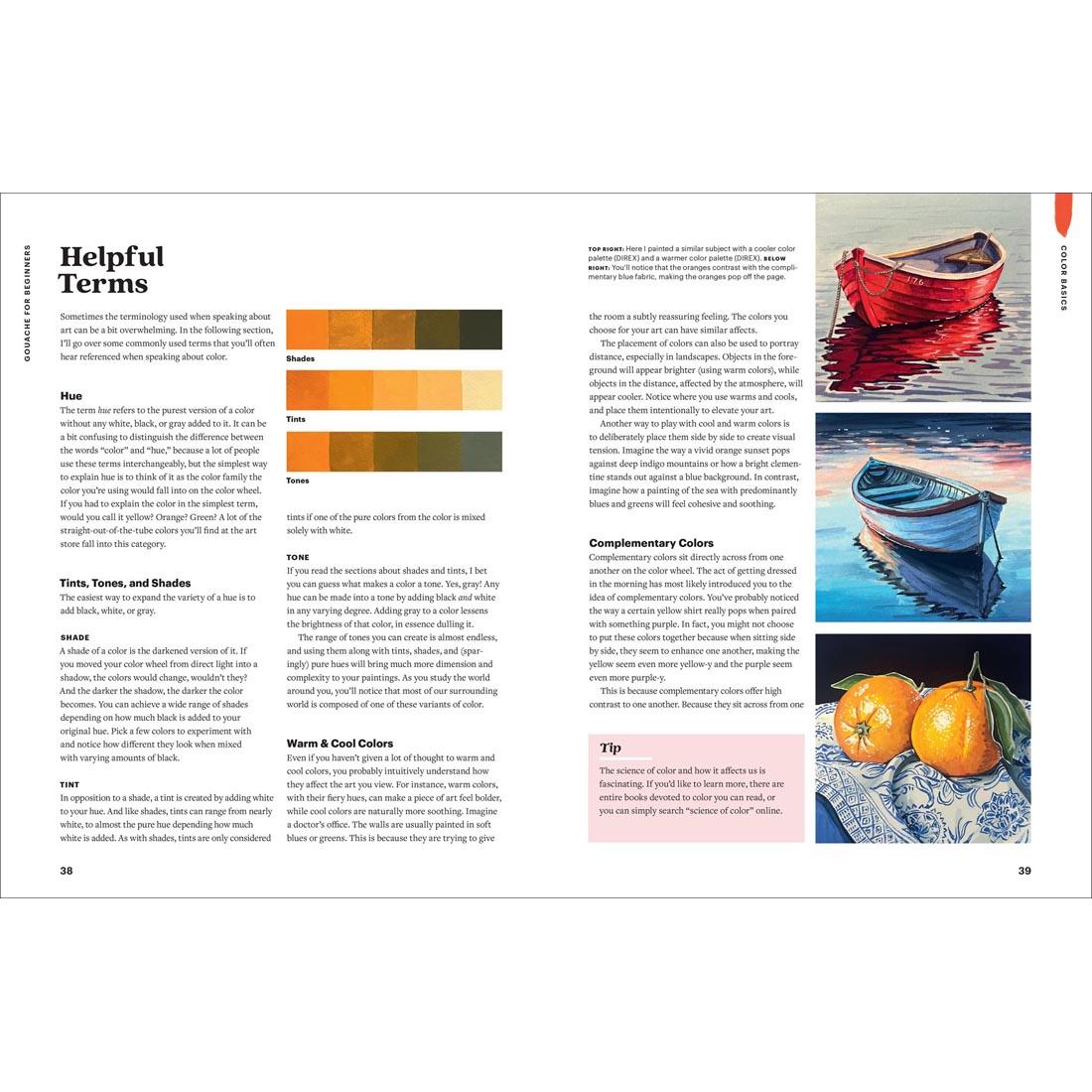 pages from Gouache for Beginners: Simple, Stunning & Realistic Projects book