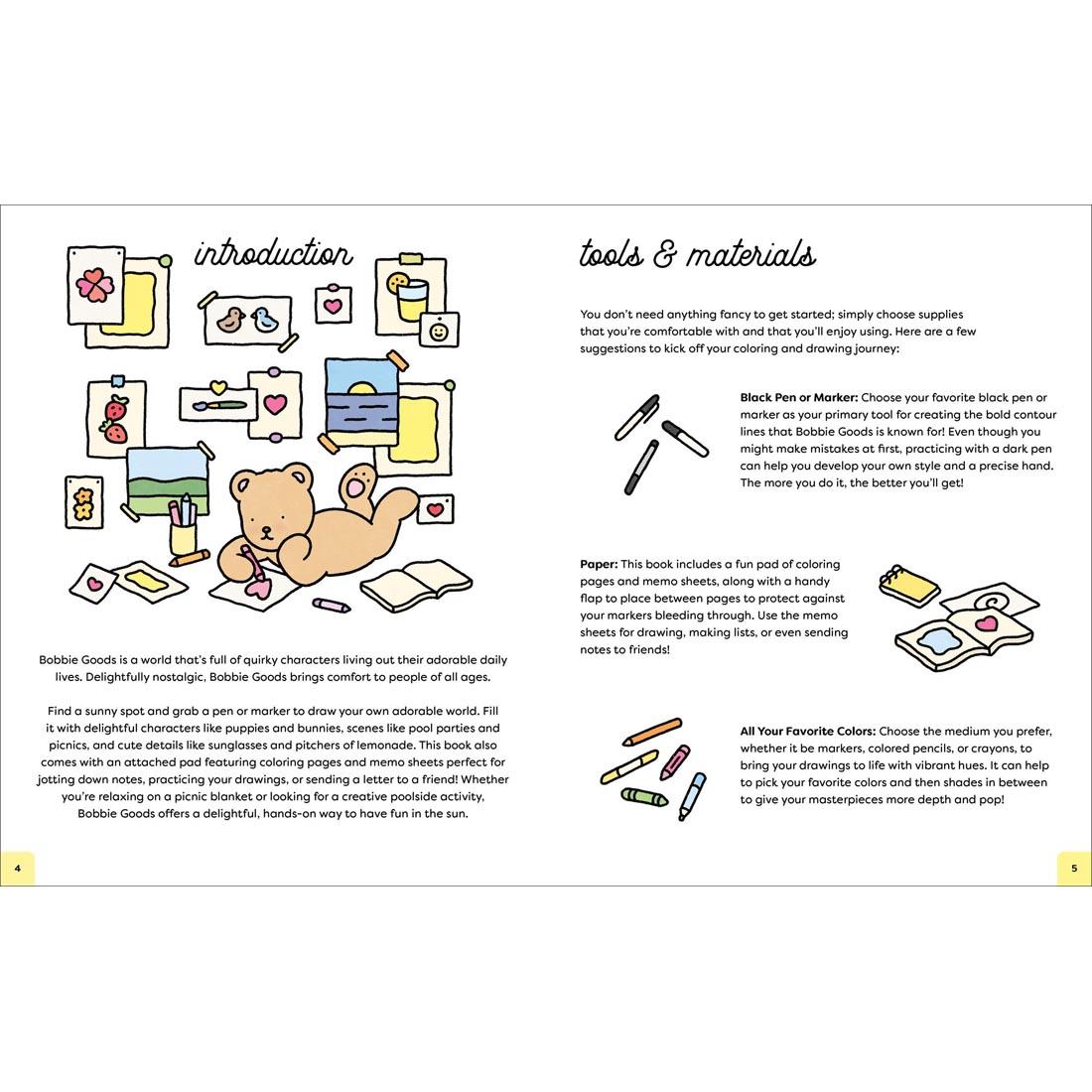 pages from Sunshine Coloring & Drawing Book