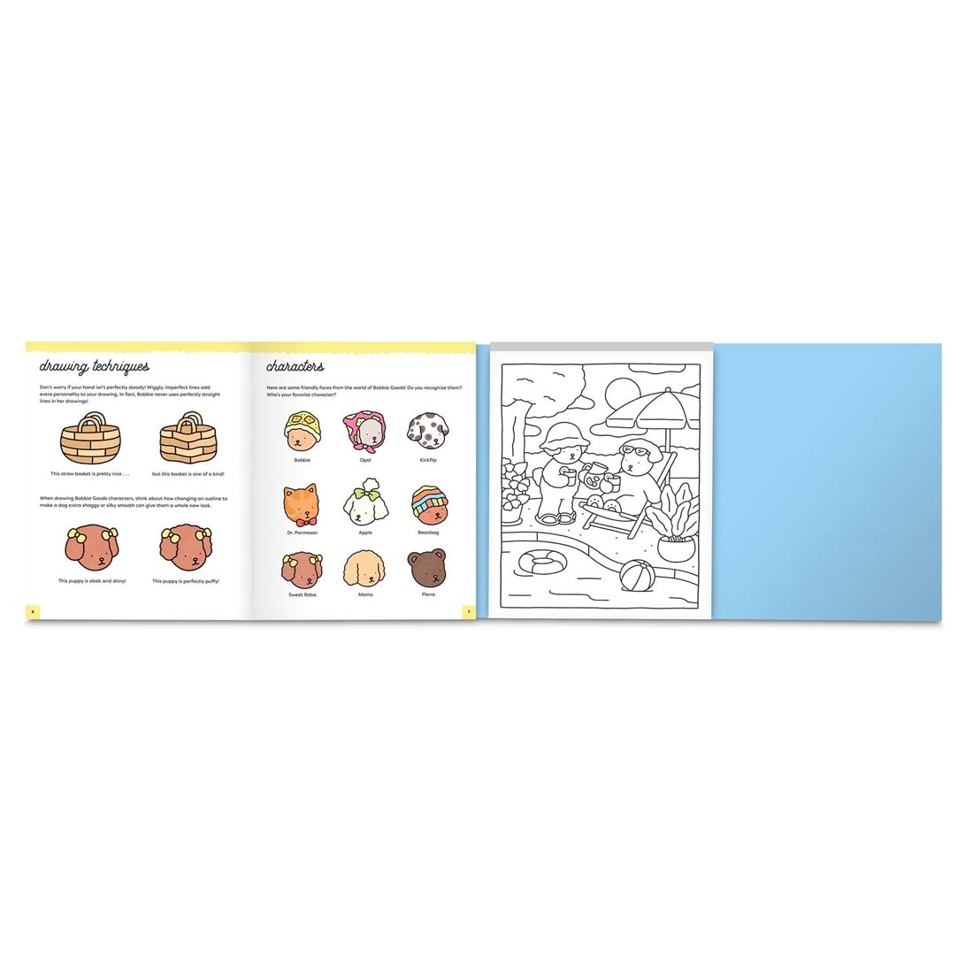 pages from Sunshine Coloring & Drawing Book