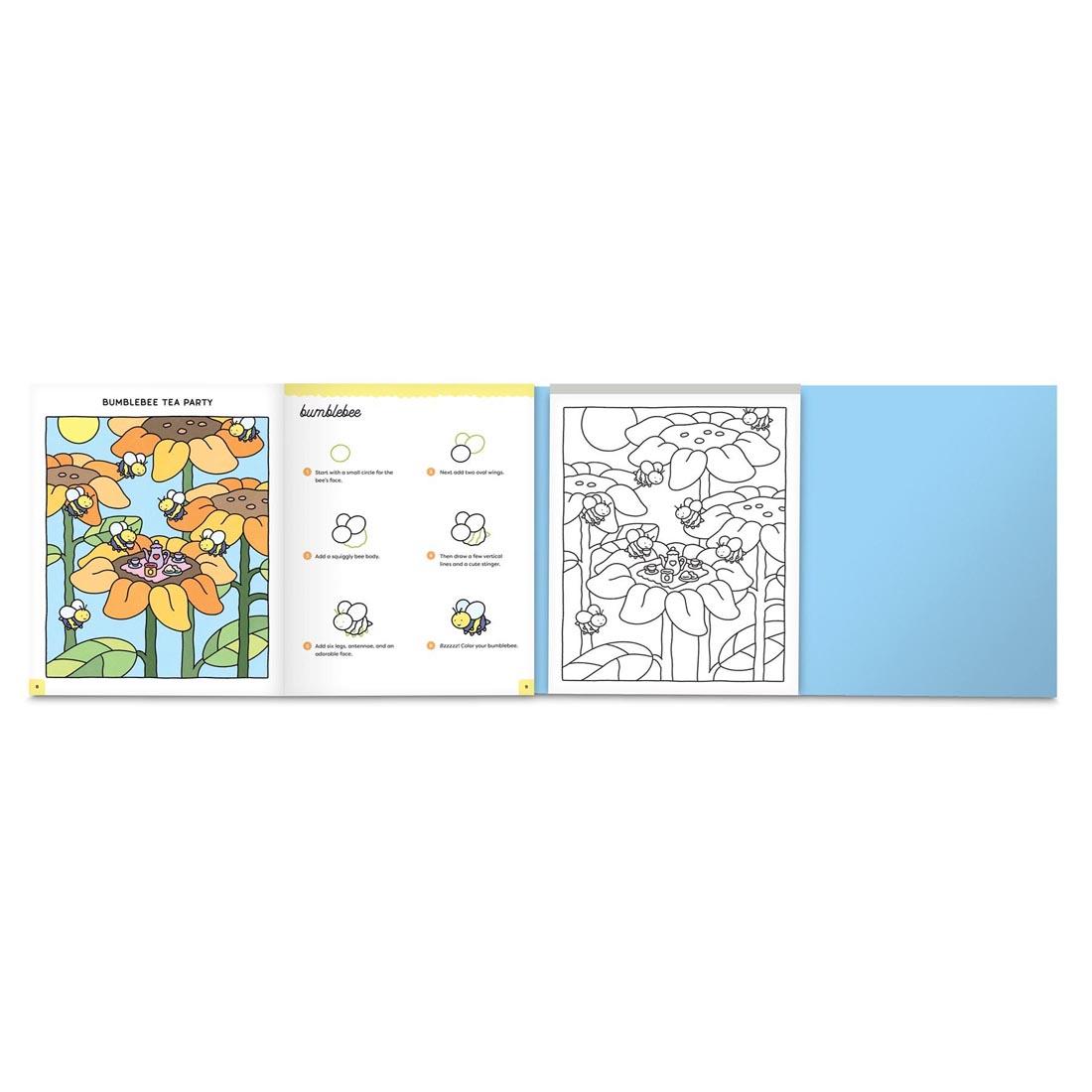 pages from Sunshine Coloring & Drawing Book