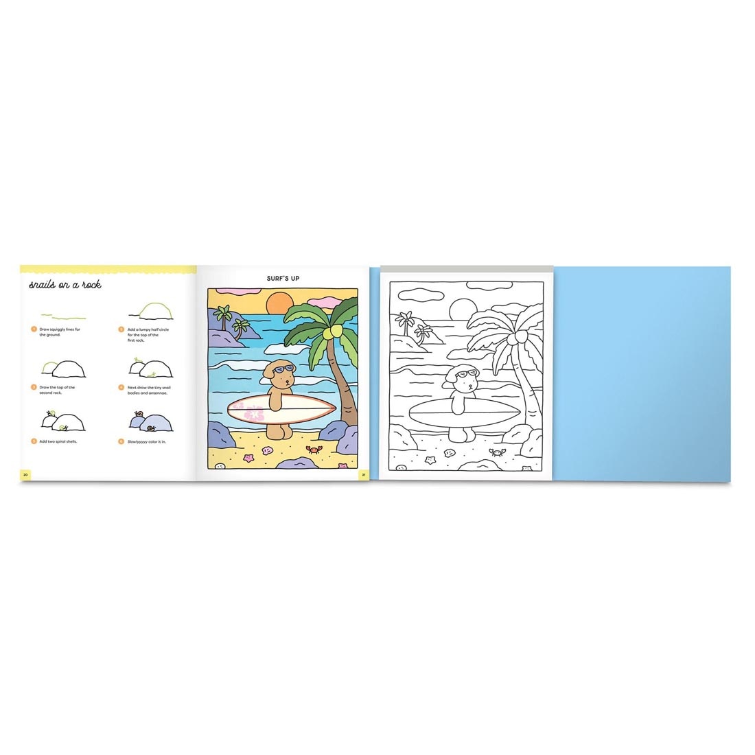 pages from Sunshine Coloring & Drawing Book
