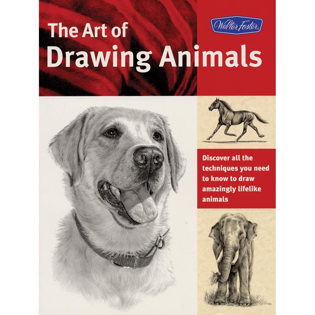 front cover of book - Walter Foster The Art of Drawing Animals