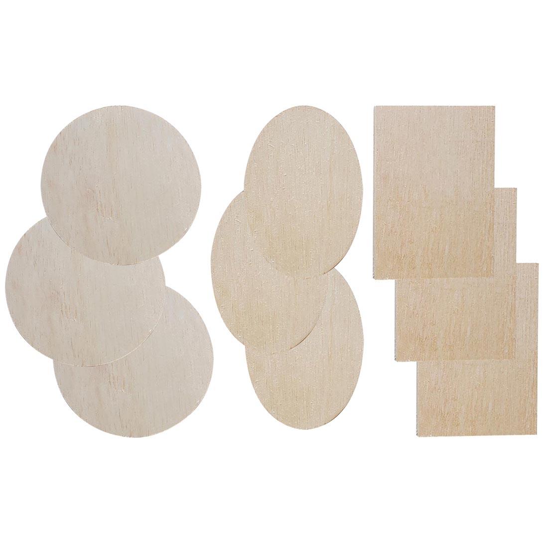 Mini Thin Plaque Assortment by Walnut Hollow, in 3 different shapes