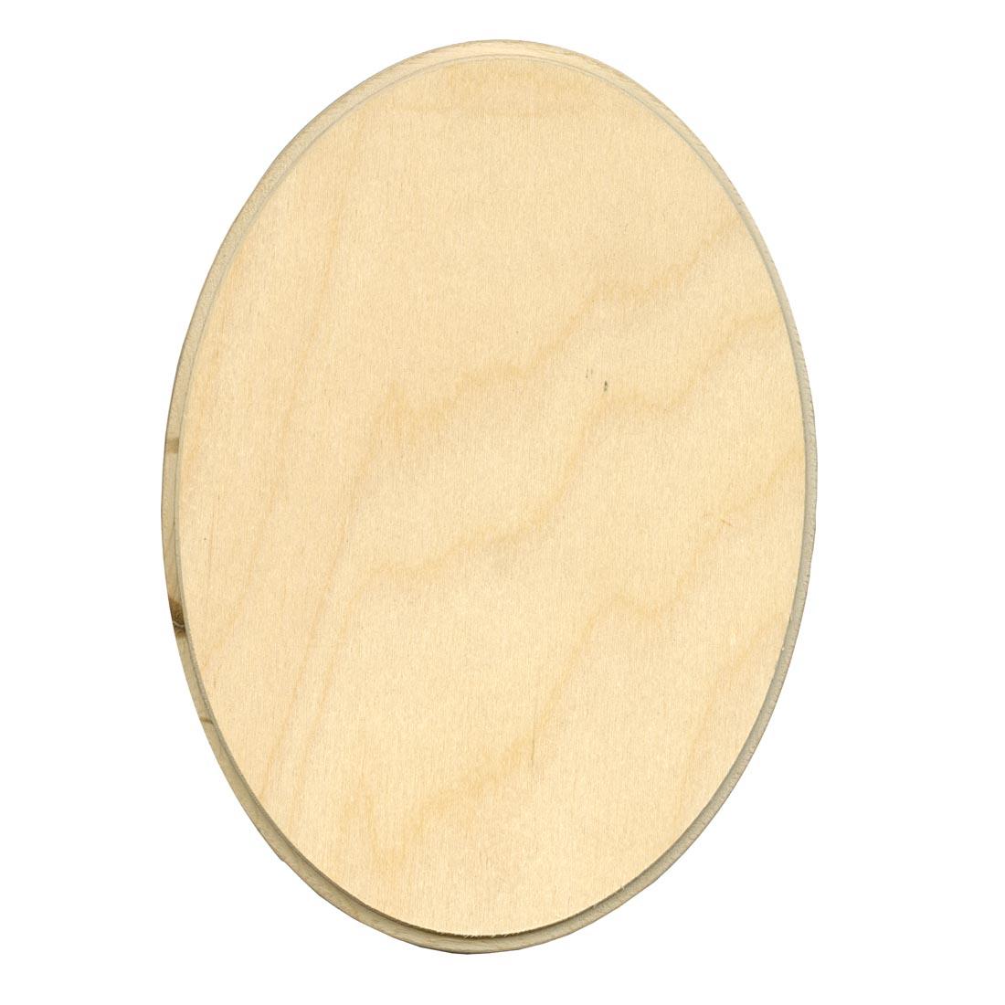 wooden Oval Value Plaque by Walnut Hollow