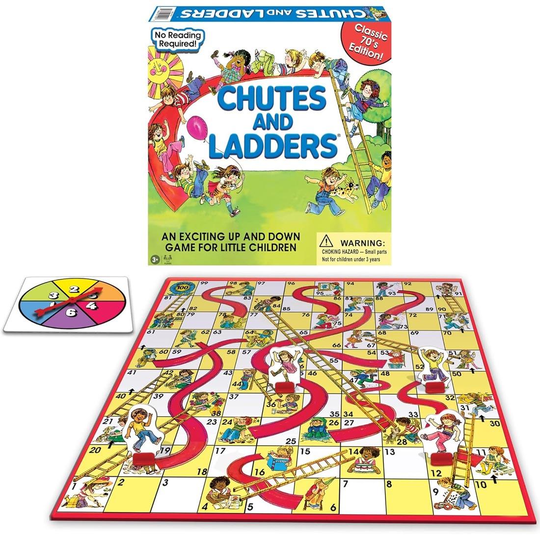 Box of Chutes And Ladders Classic Board Game