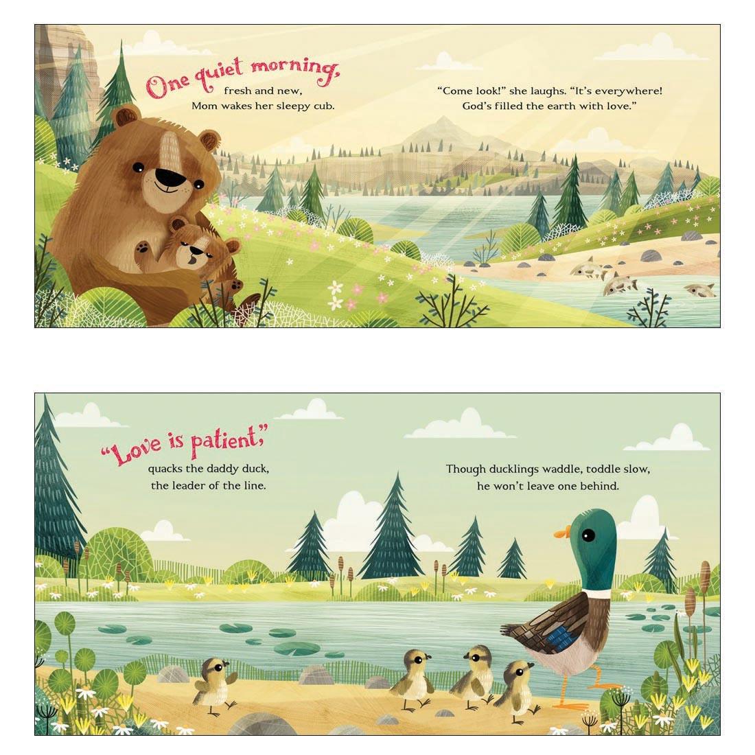 sample pages from That's What Love Is Board Book