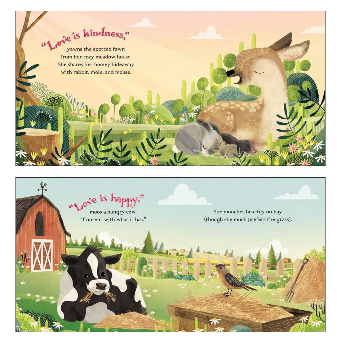 sample pages from That's What Love Is Board Book