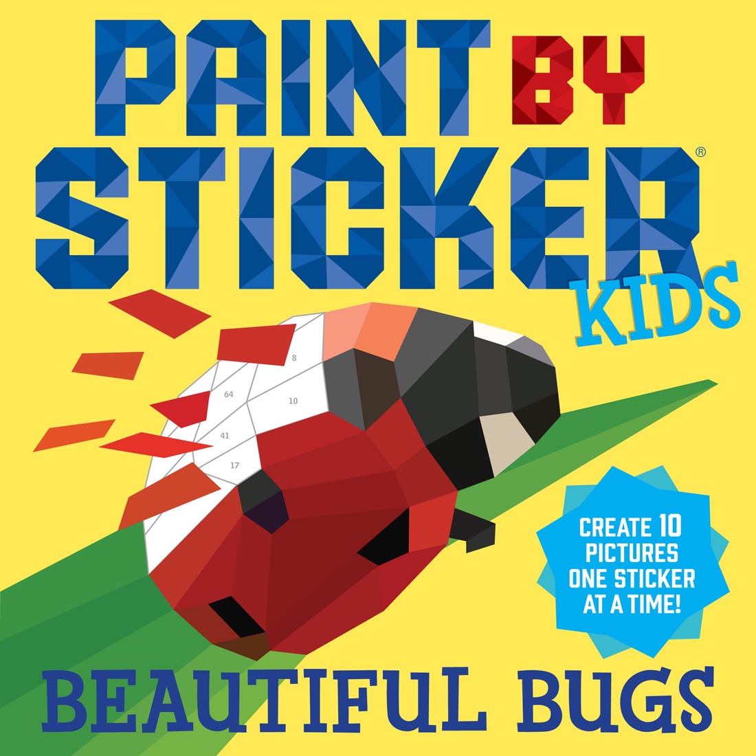 cover of Beautiful Bugs Paint by Sticker Kids book