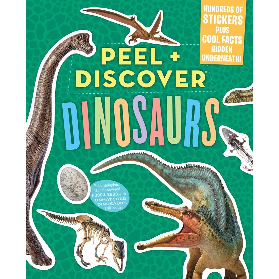 cover of Peel + Discover Sticker Book: Dinosaurs