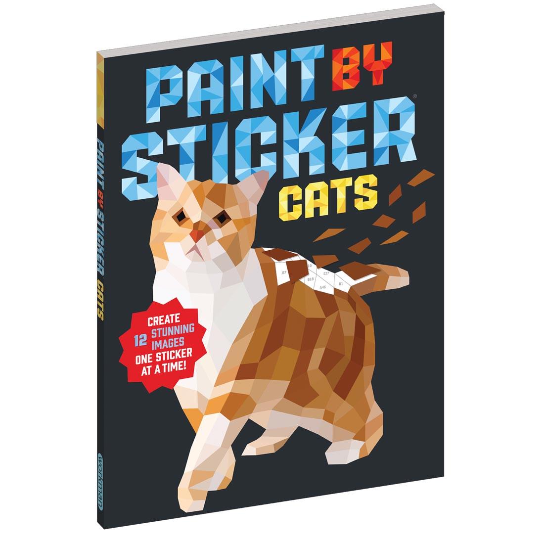 front cover of Cats Paint By Sticker book