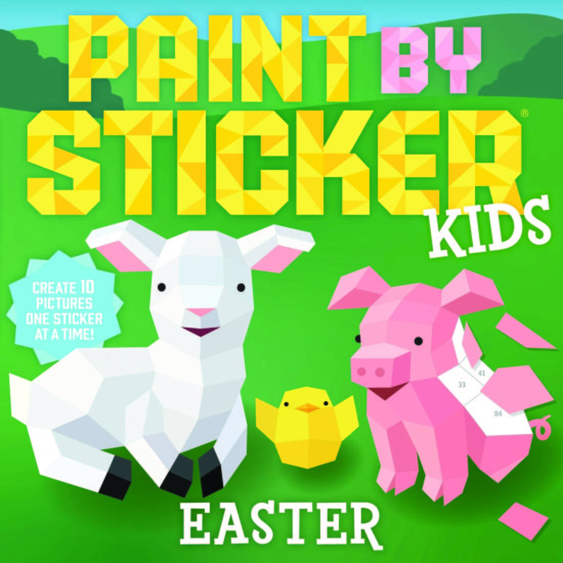 front cover of Easter Paint by Sticker Kids book
