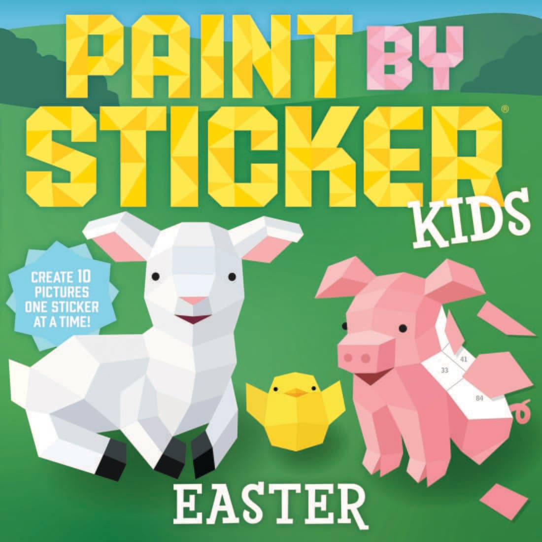 front cover of Easter Paint by Sticker Kids book