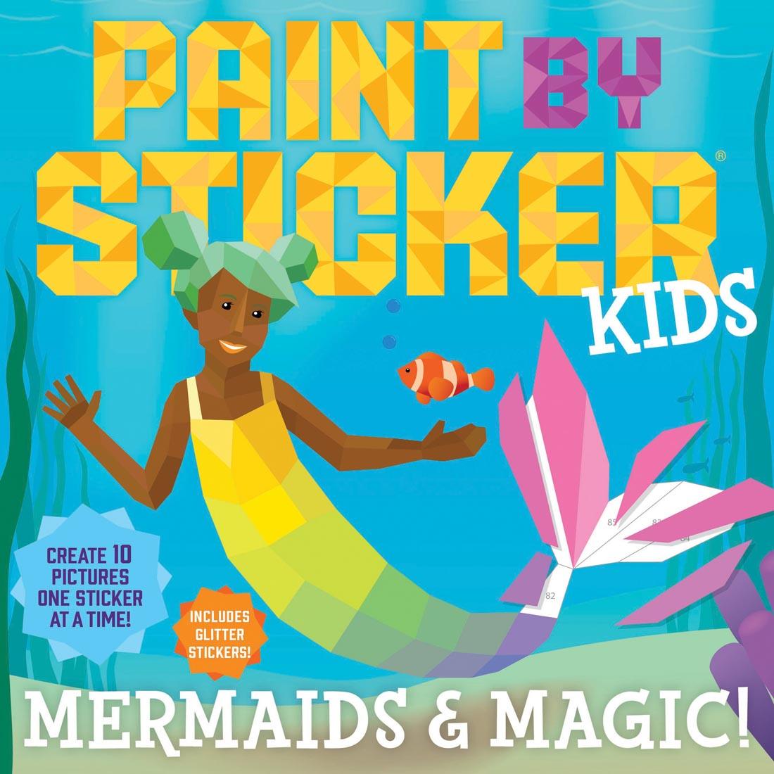 front cover of Mermaids & Magic Paint by Sticker Kids book