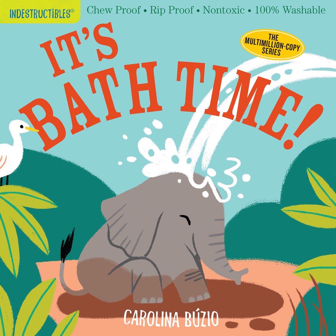 front cover of the book Indestructibles: It's Bath Time!