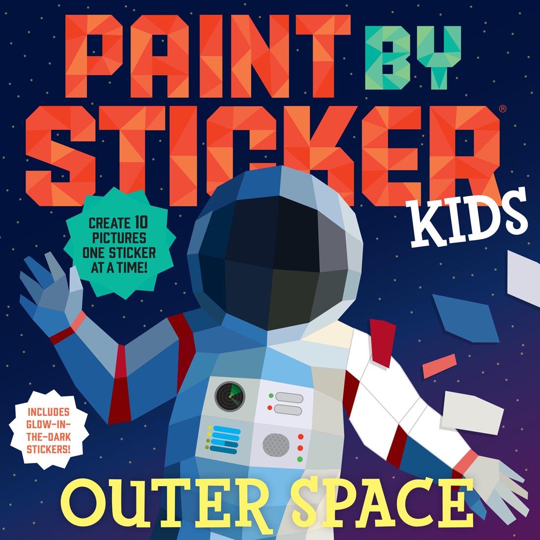 front cover of the book Outer Space Paint by Sticker Kids