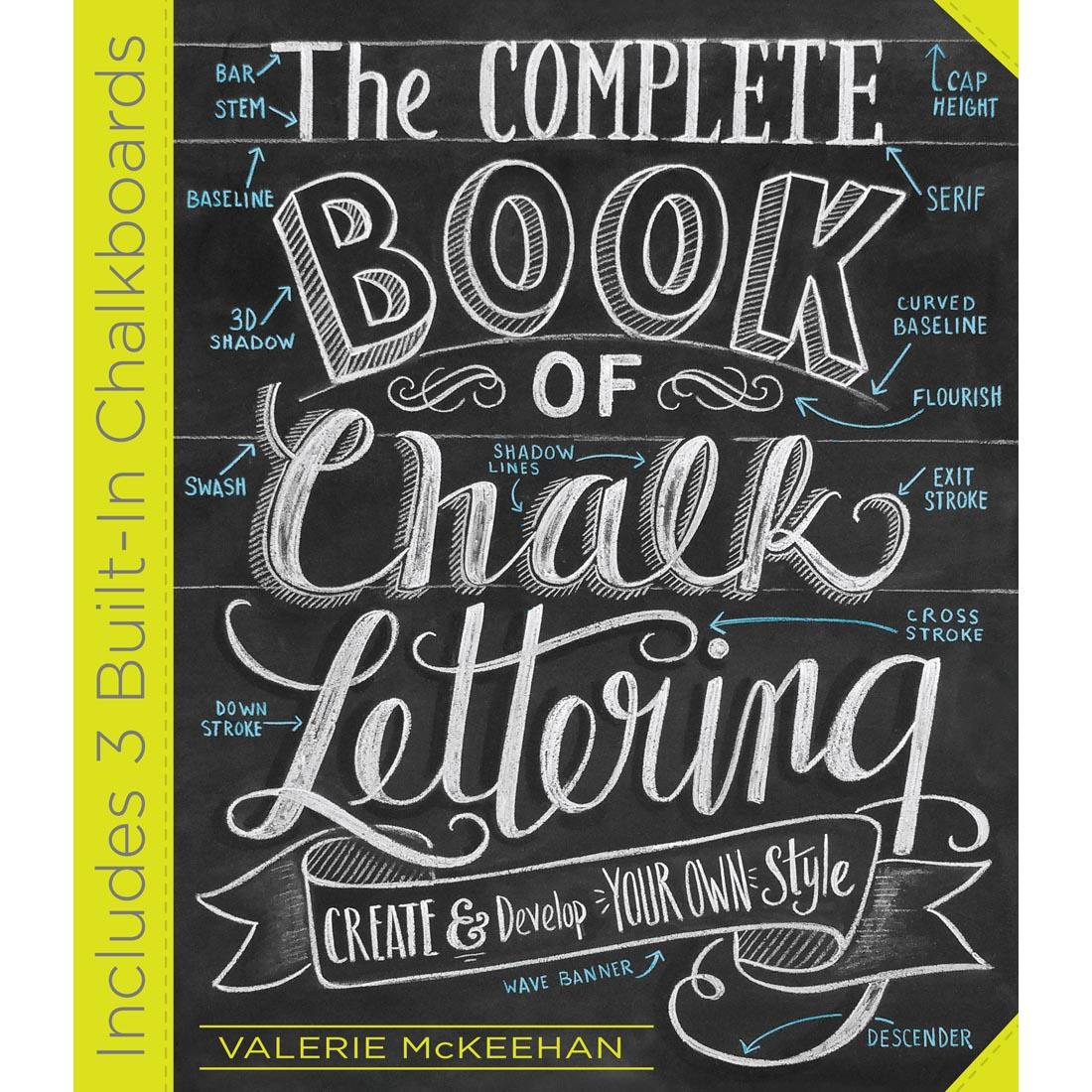 front cover of The Complete Book of Chalk Lettering