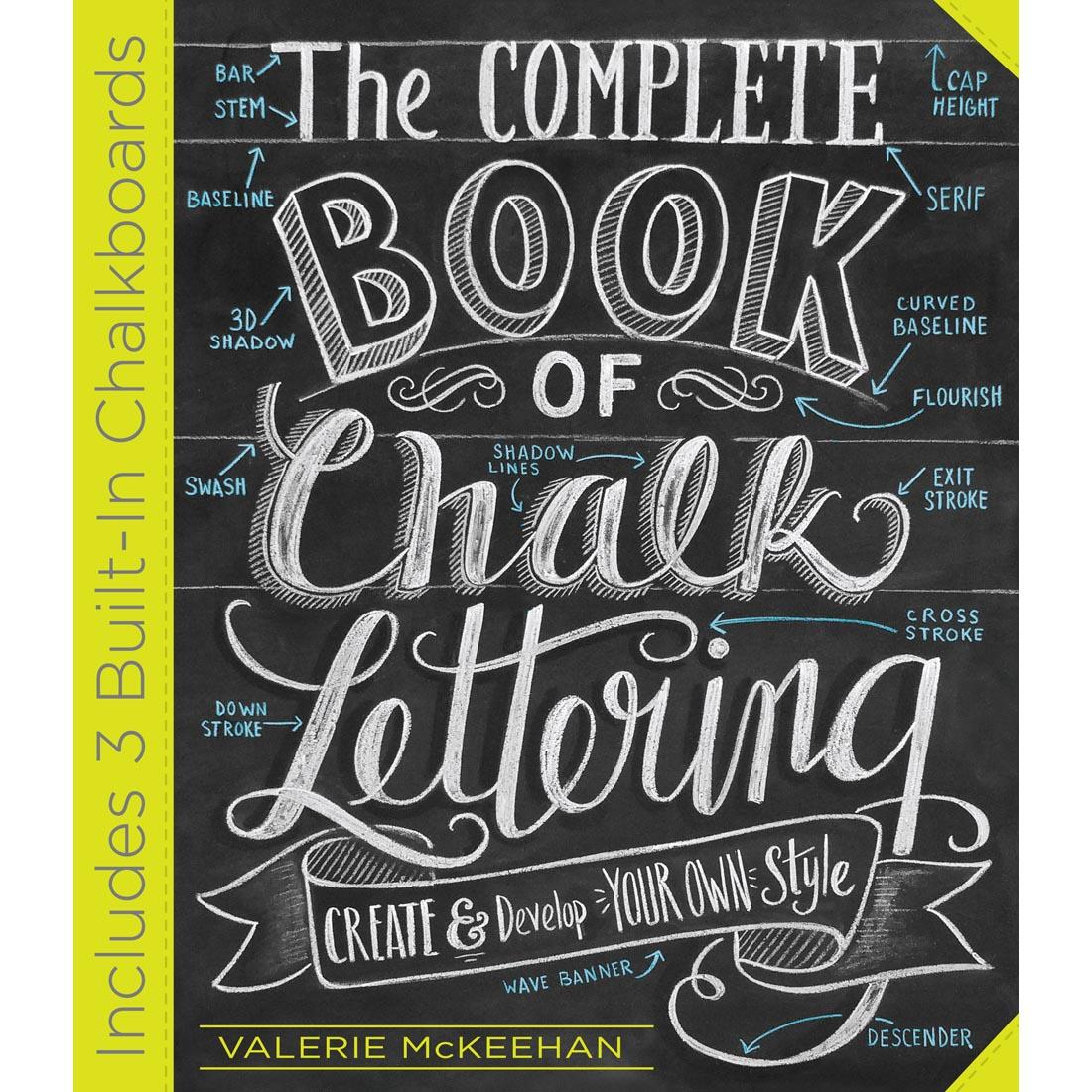 front cover of The Complete Book of Chalk Lettering
