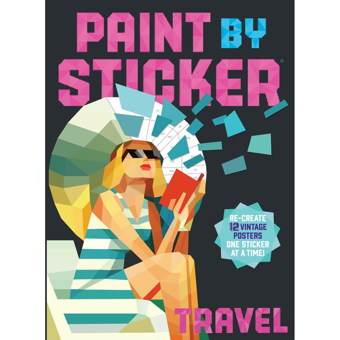 front cover of the book Travel Paint By Sticker